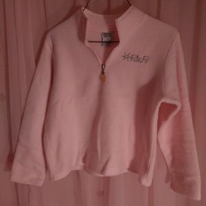 Old Navy girls' fleece half-zip pullover